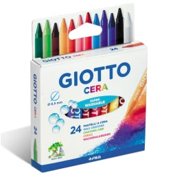 Pastelli Cera 24pz Giotto