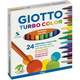Turbocolor 24pz Pennarelli punta fine Giotto