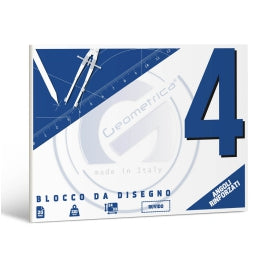 Album Blocco da Disegno A4 Ruvido 220gr Geometrica