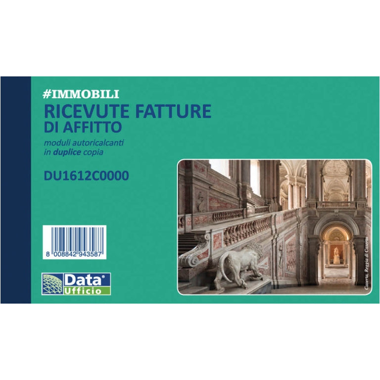 Ricevute Affitto 10x17 duplice copia DataUfficio
