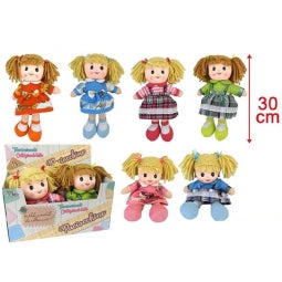 Bambola Pezza 30 cm Azzurra