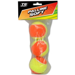 Set 3 Palline da Beach Tennis TGSport Soft