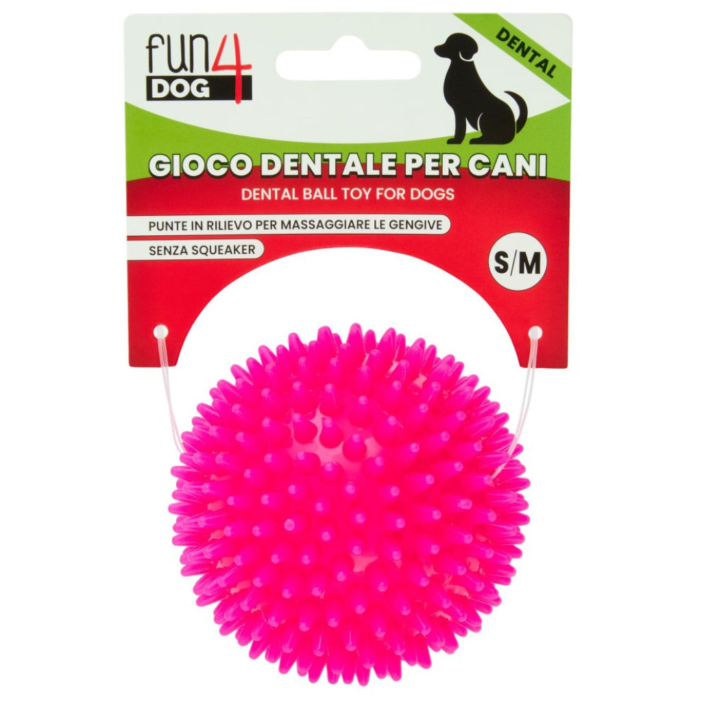 Gioco Dental Palla antistress Cani Fun4Dog
