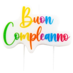 Candelina Scritta Buon Compleanno