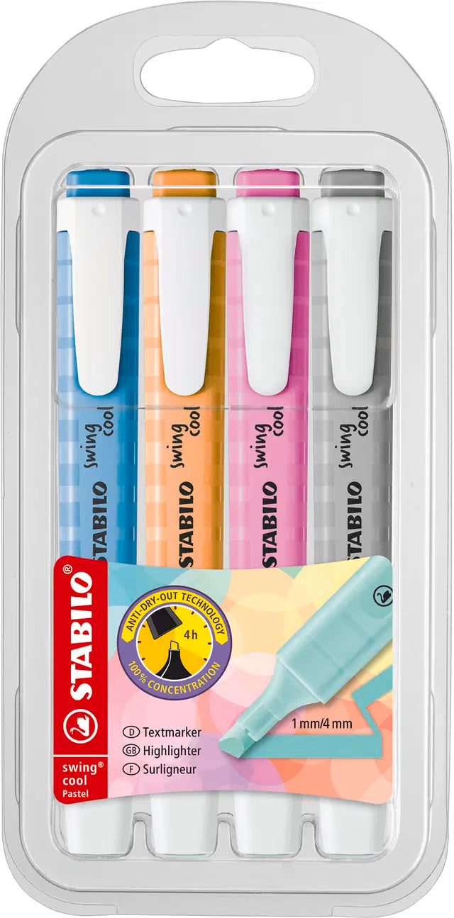 Evidenziatore Stabilo swing cool Pastel