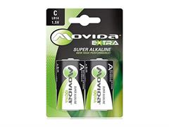 Batteria Mezza Torcia C Alcaline 2pz Movida