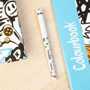 Penna gel Cancellotta Abstract inchiostro Nero Colourbook