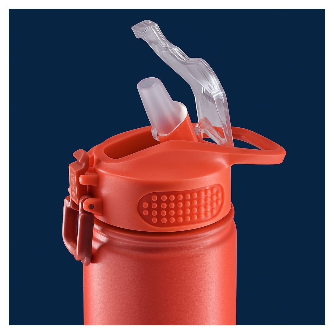 Borraccia Termica 750ml con tappo a scatto Marrone 7Days