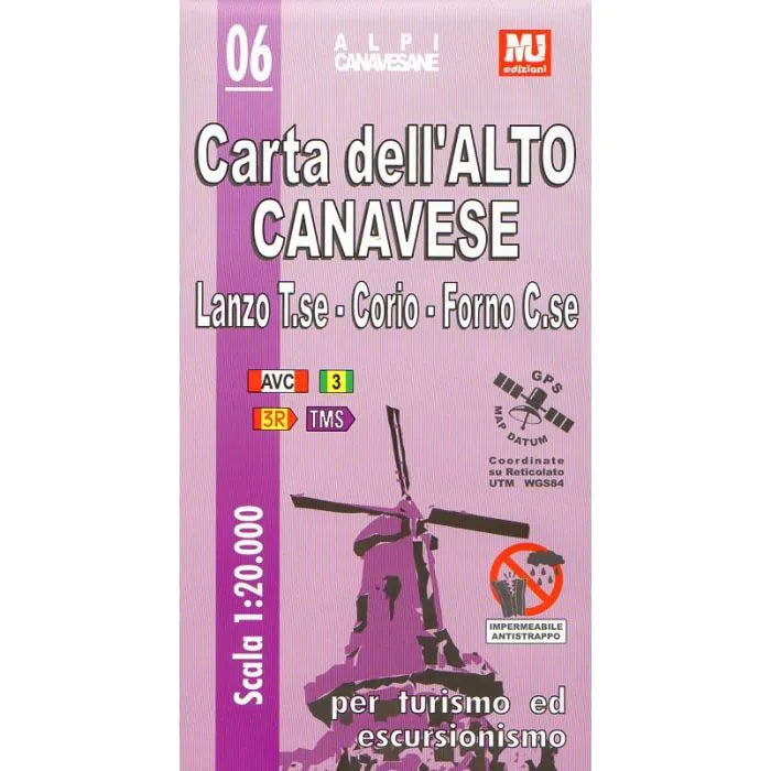 Cartina 06 Alto Canavese MU Edizioni