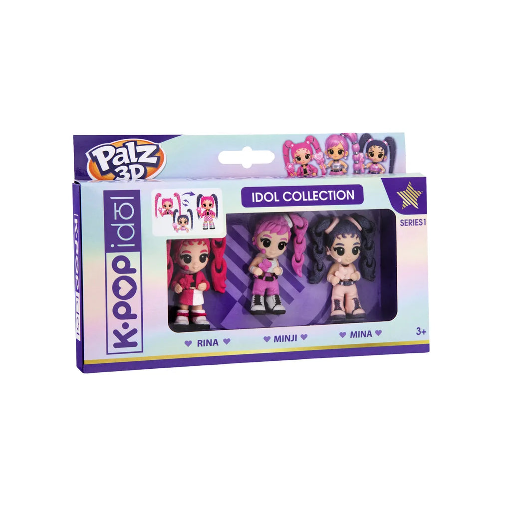 K-POP IDOL Palz 3D Rina, Minji, Mina IMC Toys