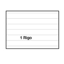 Pigna Blocco Collato A4 1 rigo forati Quablock