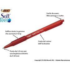 Sfera Bic Soft Rosso