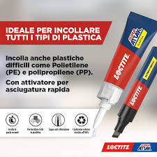 Super Attak All Plastics colla liquida 2gr+4ml Loctite