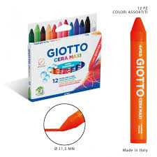 Pastelli a Cera Maxi 12pz Giotto