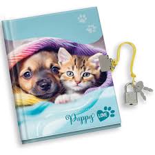 Diario Segreto Cuccioli 13x18cm Lebez