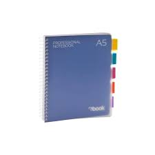 Notebook A5 Spirale 5 divisori