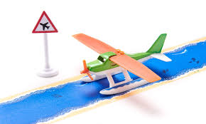 Modellino Idrovolante con Pista di Atterraggio Siku 1602