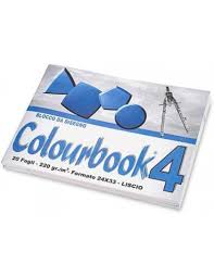 Album Blocco da Disegno A4 Liscio 220gr Colourbook