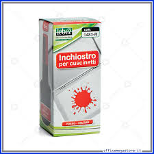Inchiostro per Timbri Rosso 30ml Lebez