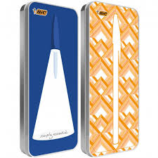 Set penne edizione limitata in latta da 20pz Bic Cristal