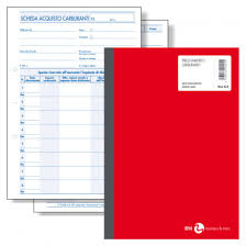 Schede Carburante 17x24 12schede BM