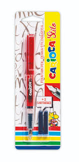 Penna Stilografica + 2 cartucce Carioca