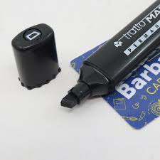 Tratto Marker Nero punta Scalpello