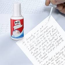 Correttore Liquido a pennello 20ml bianchetto Pritt