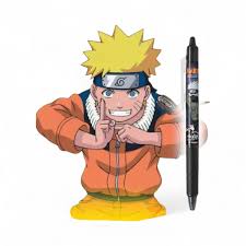Sfera Frixion Clicker Nero cancellabile Pilot 0.7mm Naruto