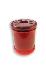 Lumino in Cera Rosso