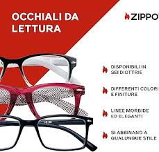 Occhiali da Vista Zippo +3.5 rosso sfumato