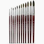 Pennello Punta Tonda n°8 pelo di pony 400 Giotto