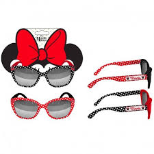 Occhiali da Sole Bambina Minnie Rosso