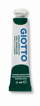 Tempera Verde Smeraldo 21ml Giotto