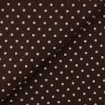 Carta Rivesto Plastica Adesiva fantasia Pois bianco marrone 3mtx49cm Rex