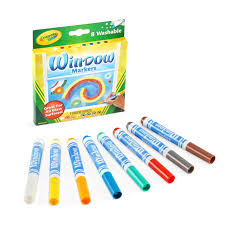 Pennarelli lavabili per Vetro 8pz Crayola