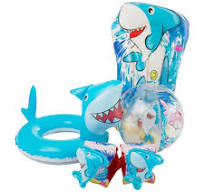 Set Gonfiabili Piscina Little Shark Sambro