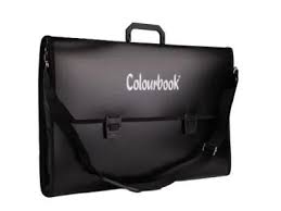 Valigetta A3 con tracolla Portadisegni 35x50cm Nero Colourbook