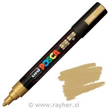 Uni Posca Oro PC1 Punta Piccola