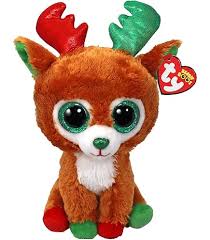 Ty Beanie Boos Peluche Kinley 15cm renna natalizia