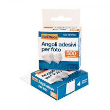 Angoli Adesivi per Foto 500pz NikOffice