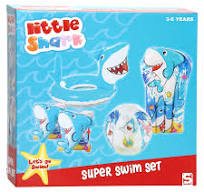 Set Gonfiabili Piscina Little Shark Sambro