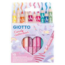 Pastelli bicolor 10pz Candy Collection Giotto
