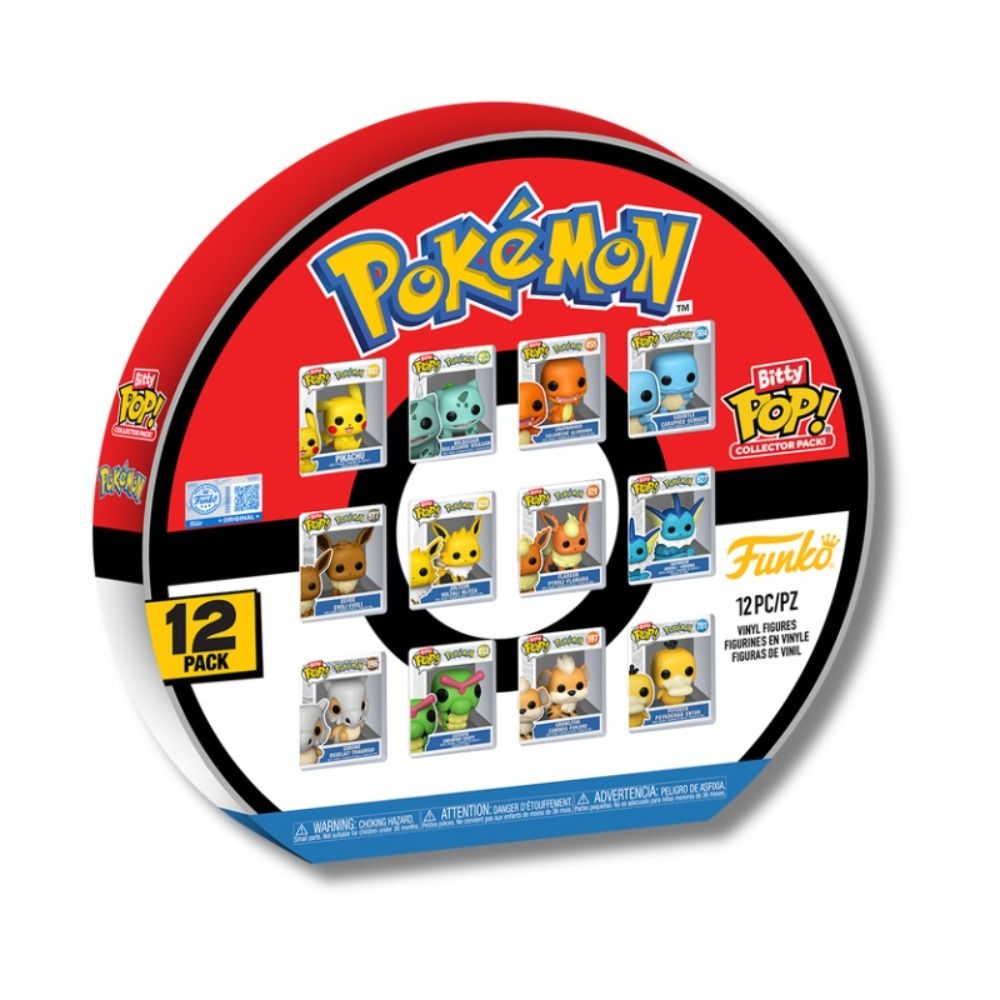 Funko Bitty Pop! Pokémon Collector Pack 12 Pokémon