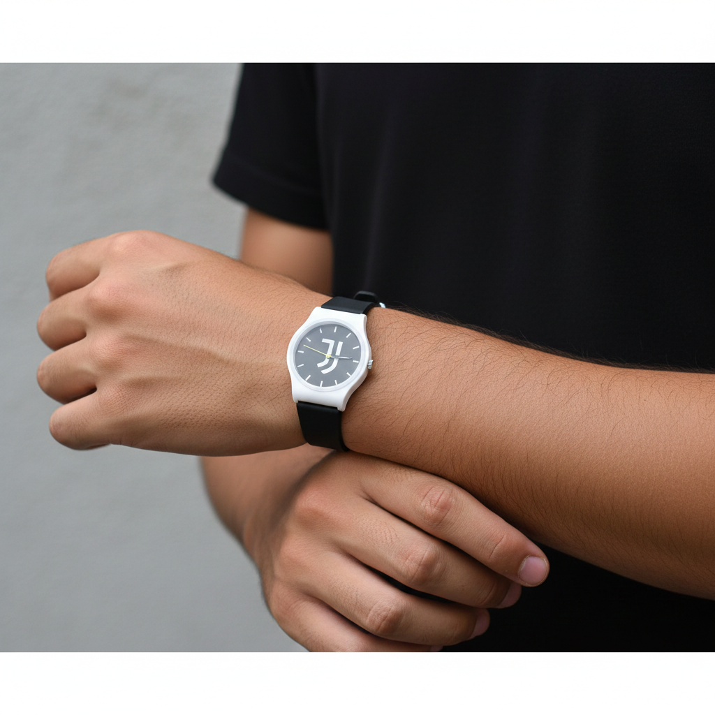 Kit Orologio e Portachiavi Juventus Official
