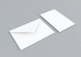 Cartoncino e Busta bianco 10pz f.to 7,5x11cm Bristol