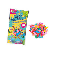 Palloncini Bombe d'Acqua 70pz Mega Gavettoni Toys Garden