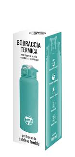 Borraccia Termica 750ml con tappo a scatto 7Days