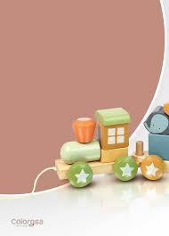 Trenino con Animali Gioco in Legno Colorosa Toy