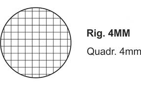 Ricambi Rinforzati A4 quadretti 4mm senza margine 90gr